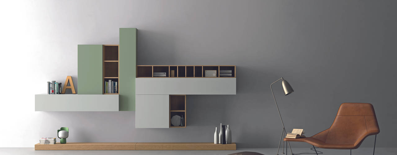 Industrial design - Dall'Agnese - Zona giorno Slim, IMAGO DESIGN IMAGO DESIGN Moderne woonkamers