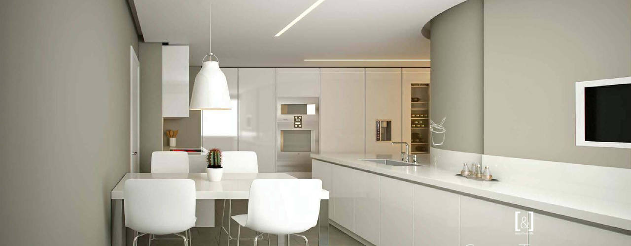 Cocina moderna Gunni & Trentino, GUNNI & TRENTINO GUNNI & TRENTINO Rumah Modern