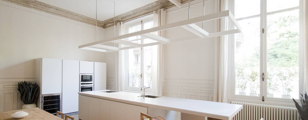 Appartement Luxembourg, FELD Architecture FELD Architecture Cocinas de estilo moderno