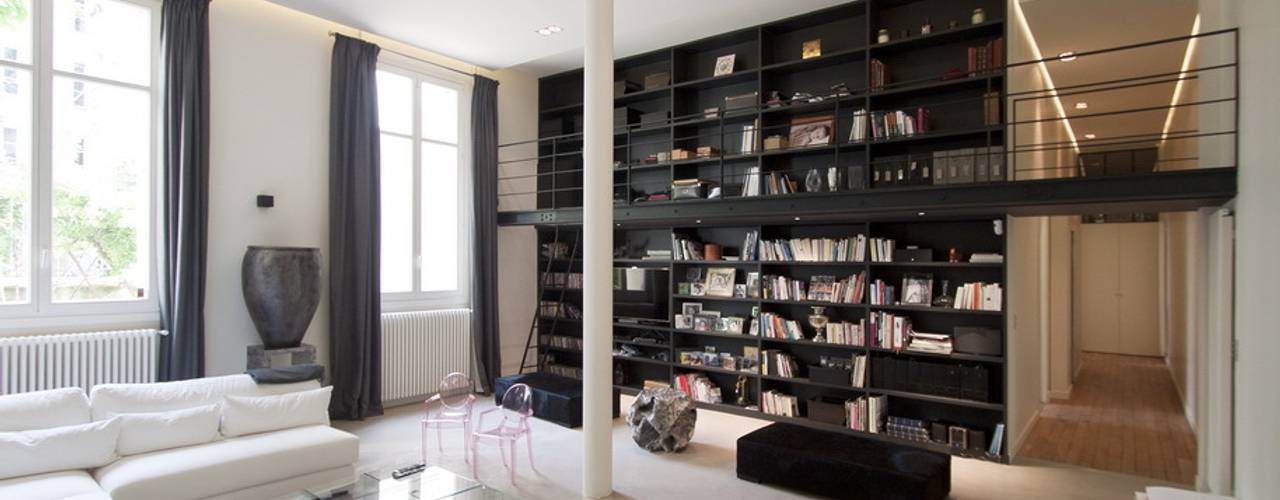 Appartement Luxembourg, FELD Architecture FELD Architecture Salas de estilo moderno