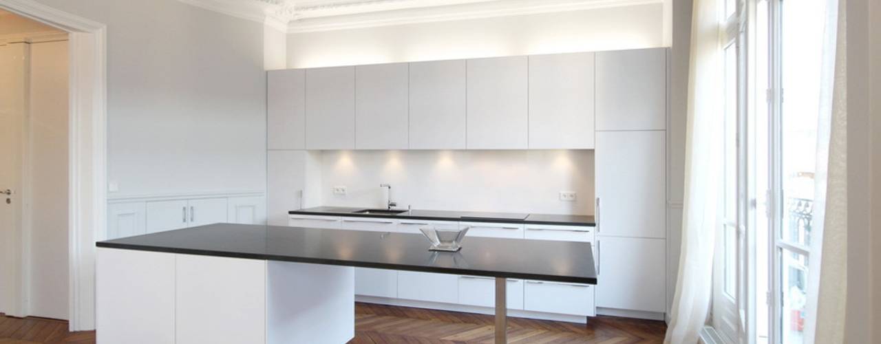 Appartement Saint Germain des Pres, FELD Architecture FELD Architecture Cocinas modernas: Ideas, imágenes y decoración