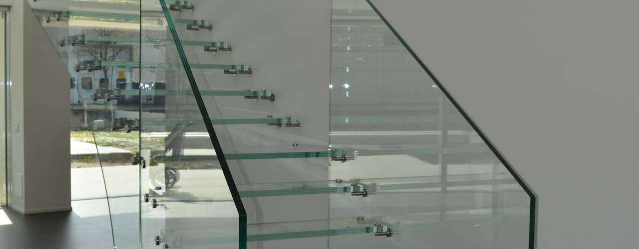 Scale interamente in vetro, progetto Padova, Siller Treppen/Stairs/Scale Siller Treppen/Stairs/Scale Scale Vetro