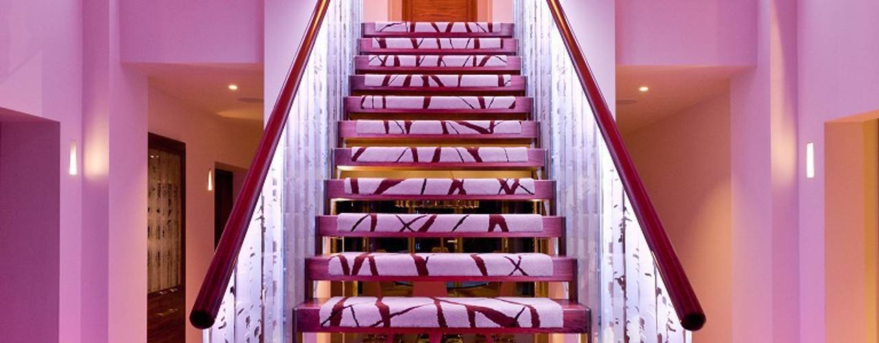 Lancashire Residence, Kettle Design Kettle Design Eklektyczny korytarz, przedpokój i schody