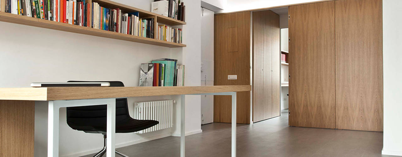 NH BF, studioata studioata Modern Study Room and Home Office