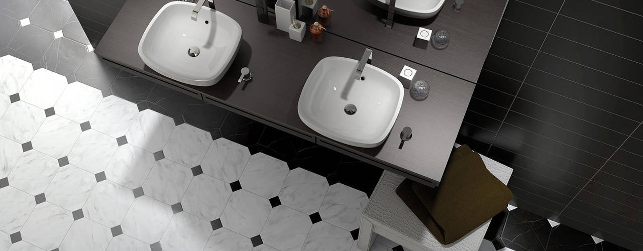 Octagon, Equipe Ceramicas Equipe Ceramicas Classic style bathroom