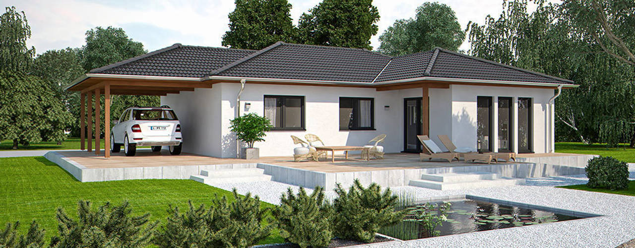 Bungalowserie Life, Bau mein Haus - eine Marke der Green Building Deutschland GmbH Bau mein Haus - eine Marke der Green Building Deutschland GmbH