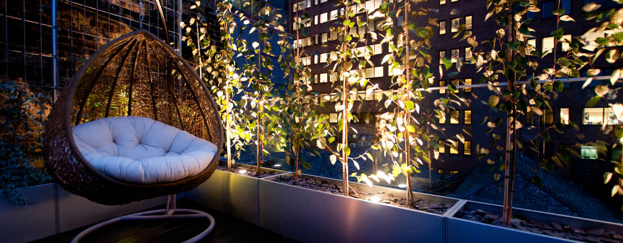 London Bridge, London, Urban Roof Gardens Urban Roof Gardens Balcones y terrazas modernos