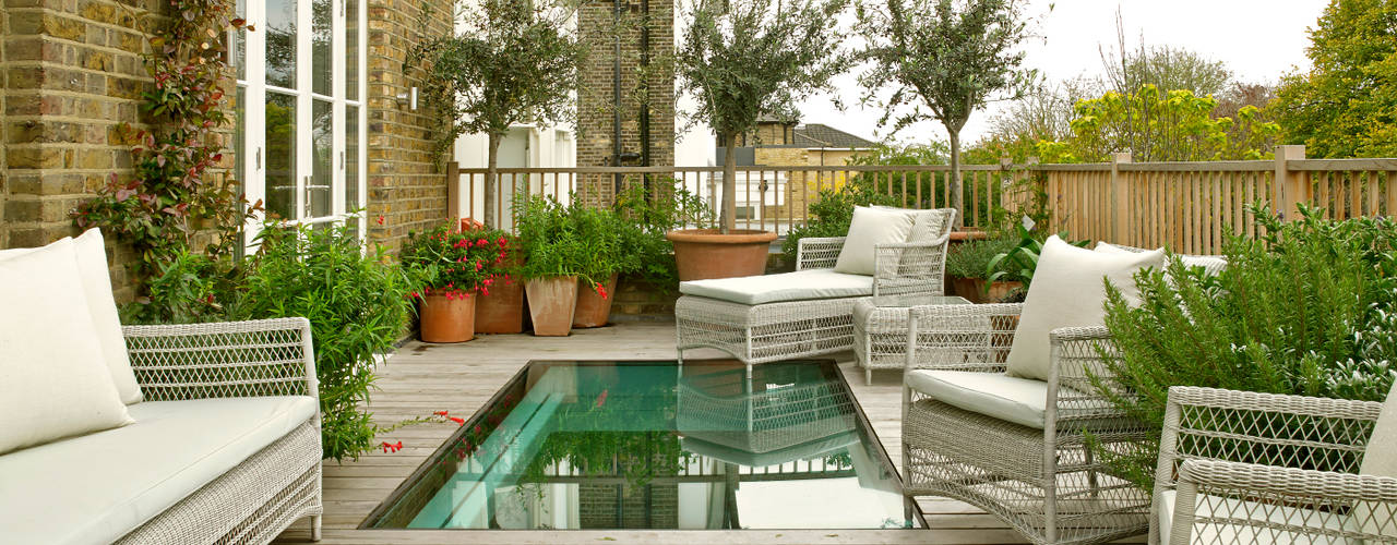 Wimbledon, LEIVARS LEIVARS Modern balcony, veranda & terrace