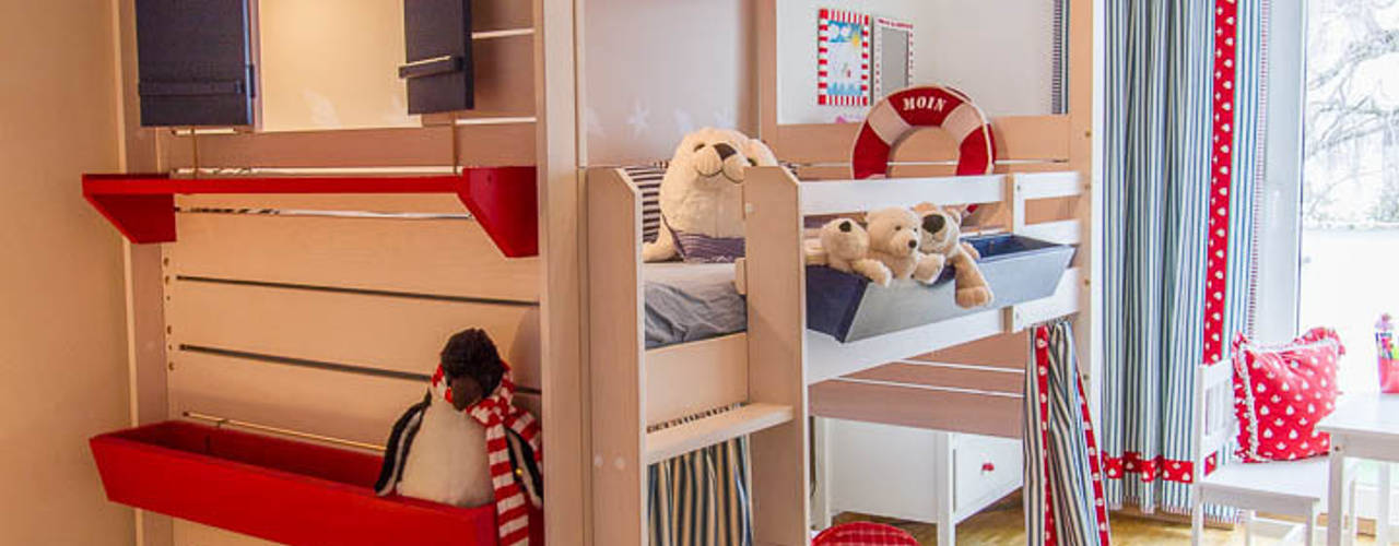 Neugestaltung eines Kinderzimmers, Münchner HOME STAGING Agentur Münchner HOME STAGING Agentur Kamar Bayi/Anak Gaya Skandinavia