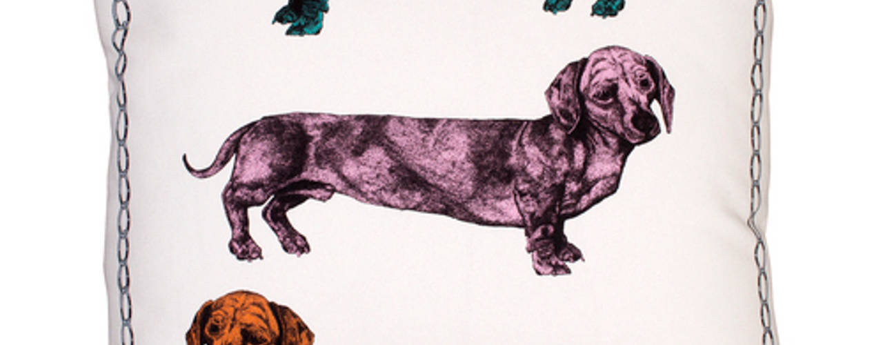 Dachshund Cushion Lisa Bliss, Anthea's Home Store Anthea's Home Store Soggiorno eclettico