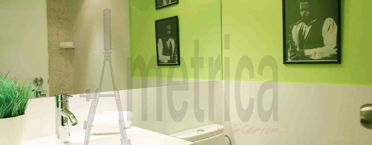 Apartamento Jazz, Ametrica & Interior, S.L. Ametrica & Interior, S.L. Eclectic style bathroom