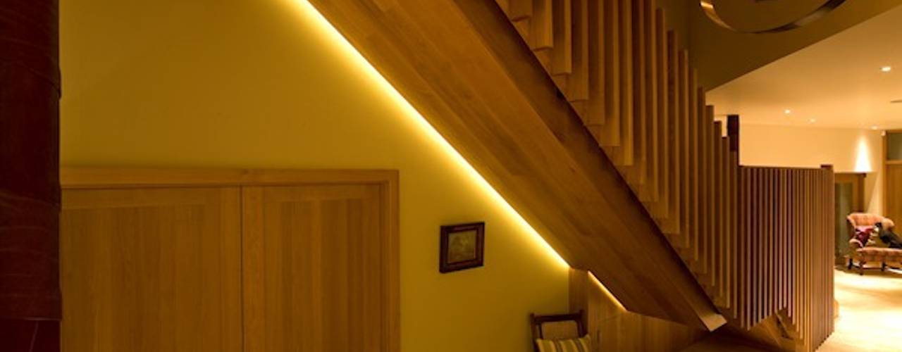 York View, Brilliant Lighting Brilliant Lighting Modern Corridor, Hallway and Staircase