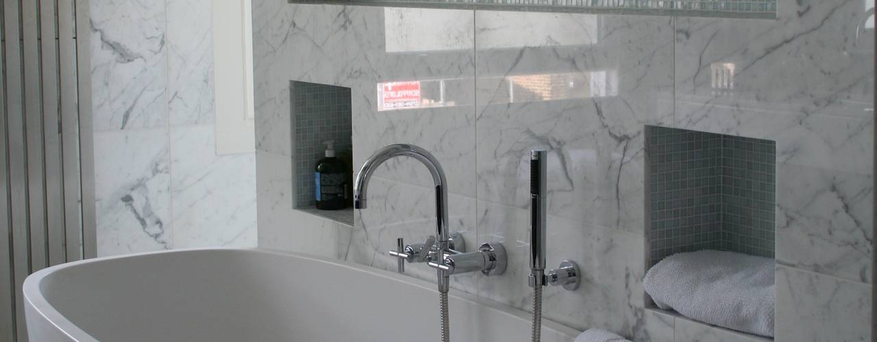 Marble Bathroom in London, Amarestone Amarestone Łazienka