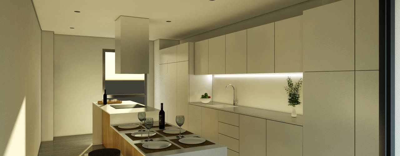 Vivienda SL, Binomio Estudio Binomio Estudio Modern kitchen