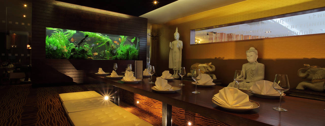 Exotic Thai Restaurant, Aquarium Architecture Aquarium Architecture Commercial spaces