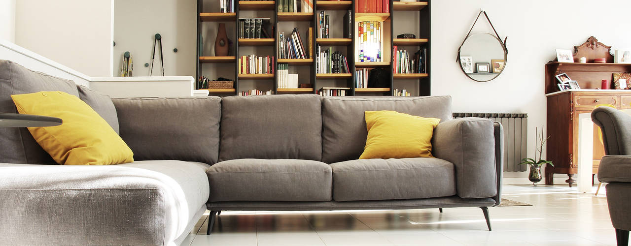 I ♥ GRAY :: Maresa's living room, Spazio 14 10 Spazio 14 10 Modern living room Grey