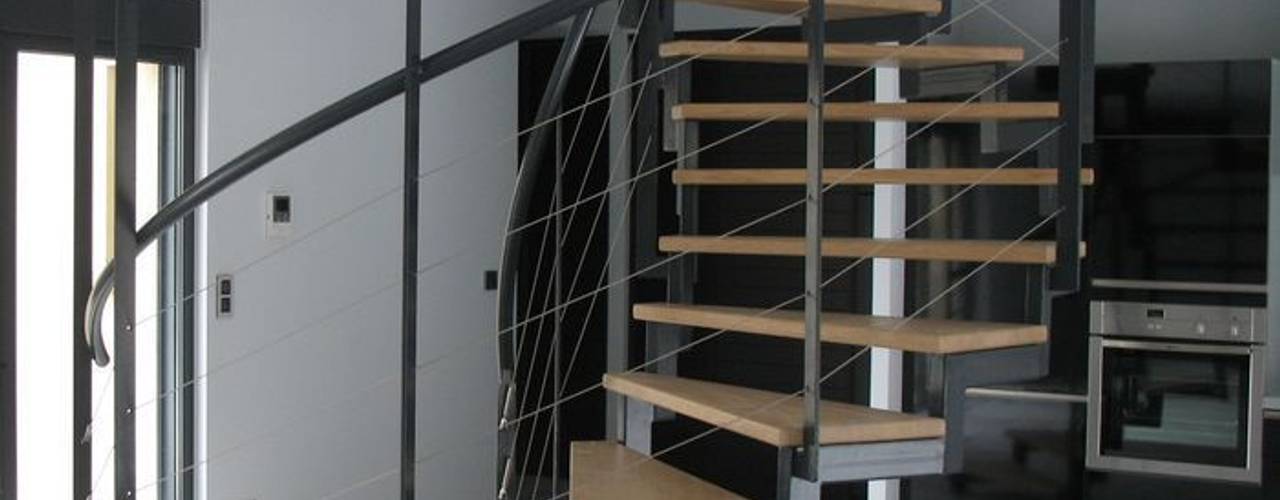 escalier métallique design, LBMS. Fabrice Lamouille LBMS. Fabrice Lamouille Stairs Metal