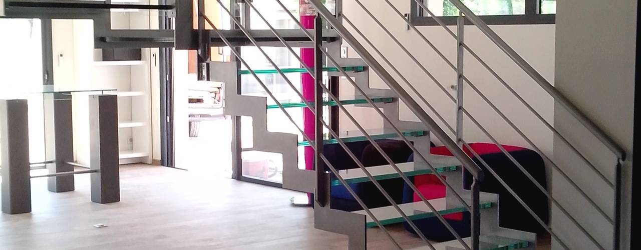 Escalier avec marches en verre, Escalissime Escalissime Stairs