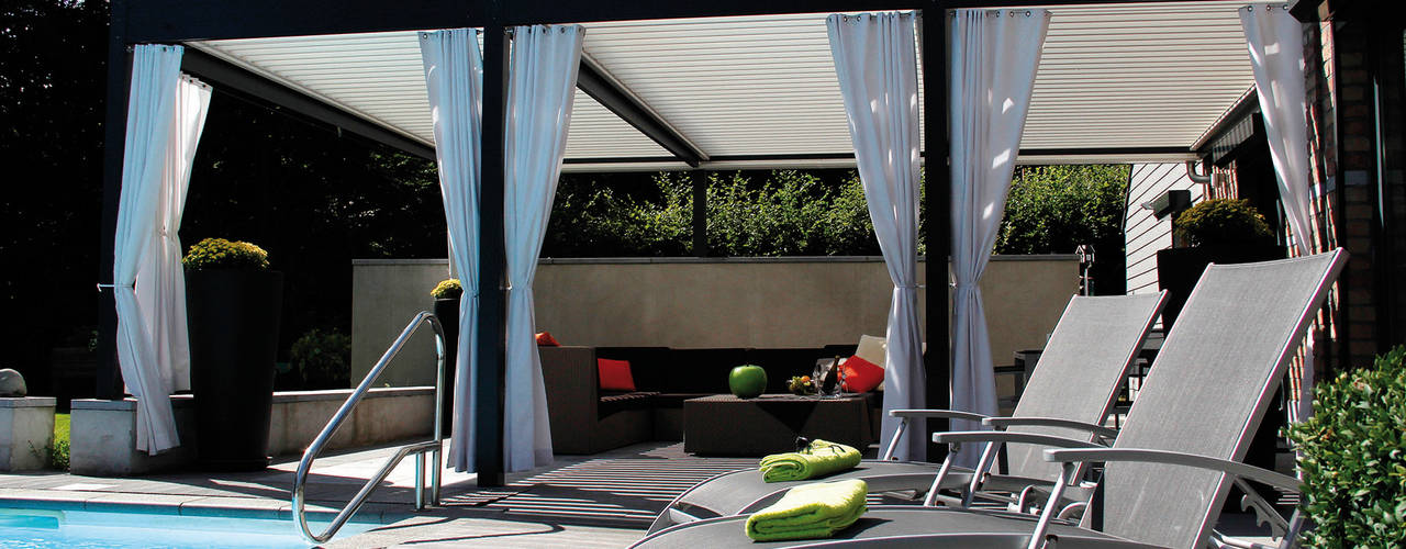 The BIOCLIMATIC Pergola by SOLISYSTEME, SOLISYSTEME SOLISYSTEME Techos inclinados