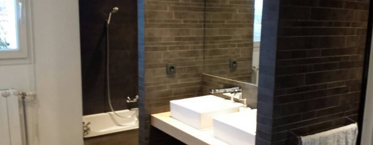salle de bains ZEN, agence concept decoration agence concept decoration Modern bathroom