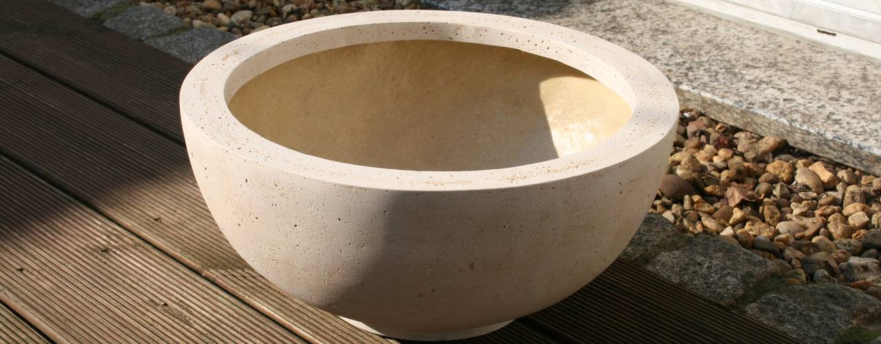 Blumenkübel Beton und Sandstein, plantershop plantershop Сад