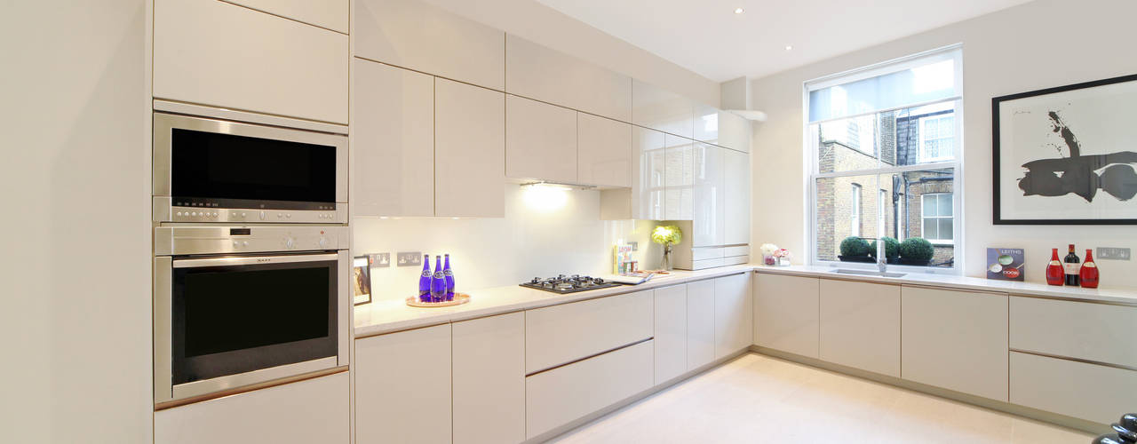 City appartment, Hampstead Design Hub Hampstead Design Hub مطبخ