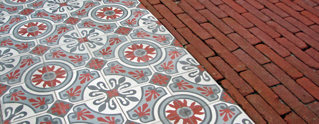 Encaustic Cement Tiles with Endless Pattern Combination, Original Features Original Features Paredes y pisos mediterráneos