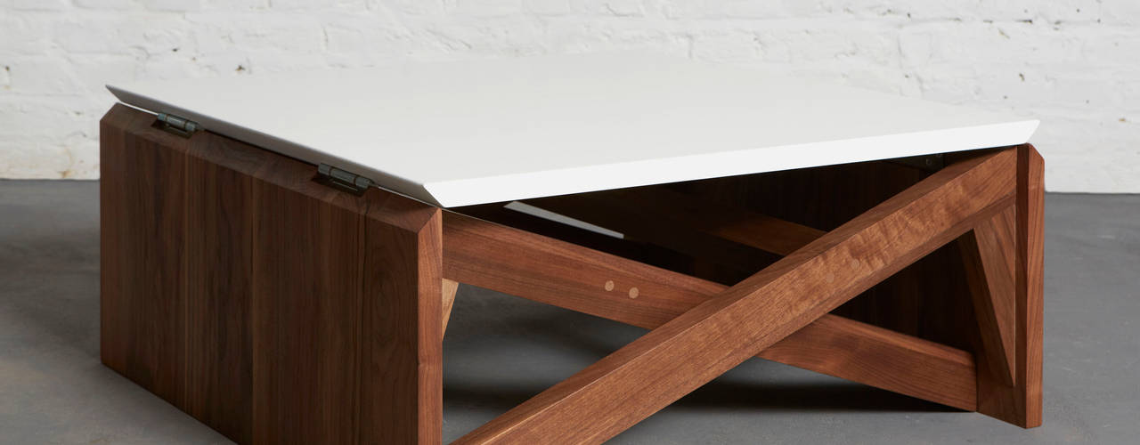 MK1 TRANSFORMING COFFEE TABLE WOOD, Duffy London Duffy London Eklektyczne domy