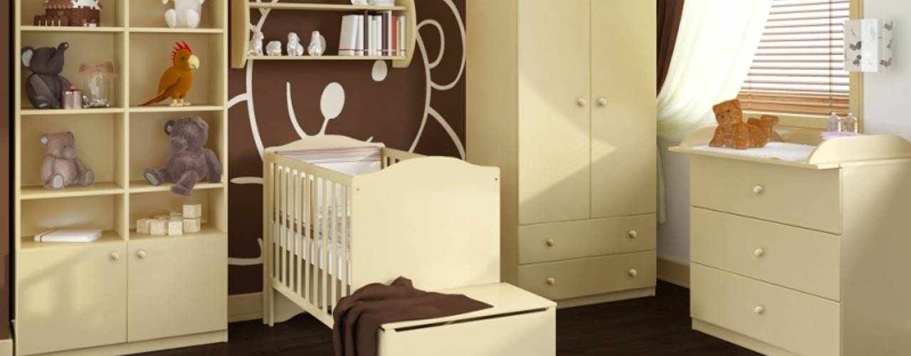 Zuckersüß und praktisch: Möbel für das Babyzimmer, Möbelgeschäft MEBLIK Möbelgeschäft MEBLIK Klasyczny pokój dziecięcy