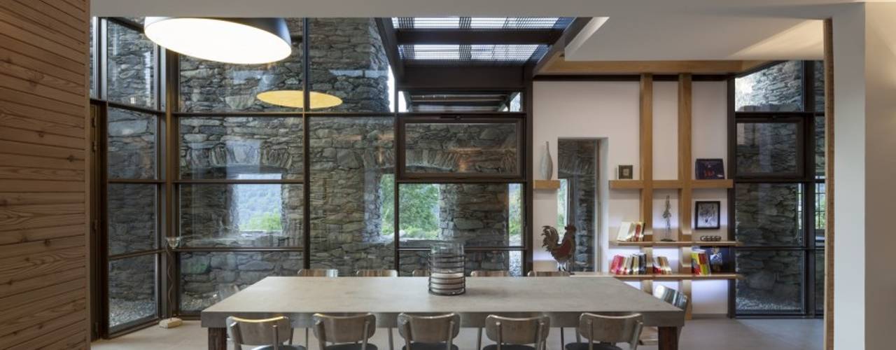 Chalet Mineral Lodge, Concrete LCDA Concrete LCDA Salas de jantar escandinavas