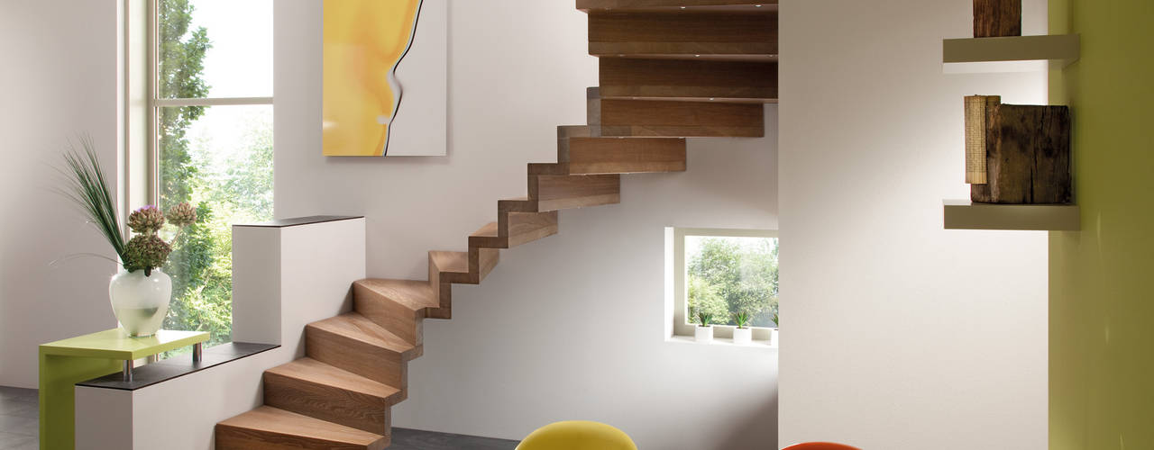 Faltwerktreppe Linea, arcus Holztreppen arcus Holztreppen Treppe