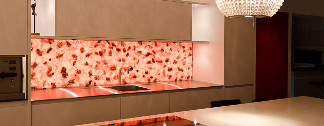 Küchenrückwand mit Wow-Effekt, Designpanel - Elements for innovative architecture Designpanel - Elements for innovative architecture Cocinas