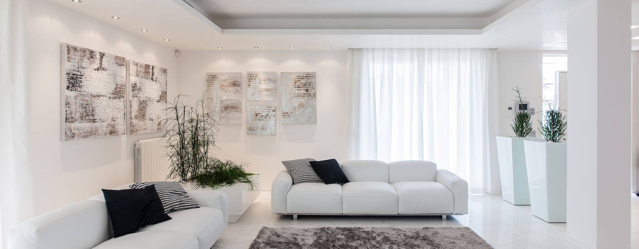 PASSIONE PER IL BIANCO, StudioG StudioG Living room