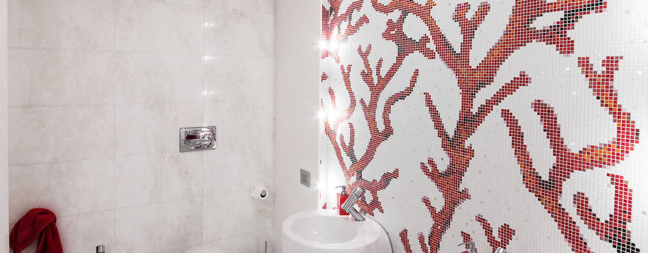 PASSIONE PER IL BIANCO, StudioG StudioG Ванная комната в стиле минимализм