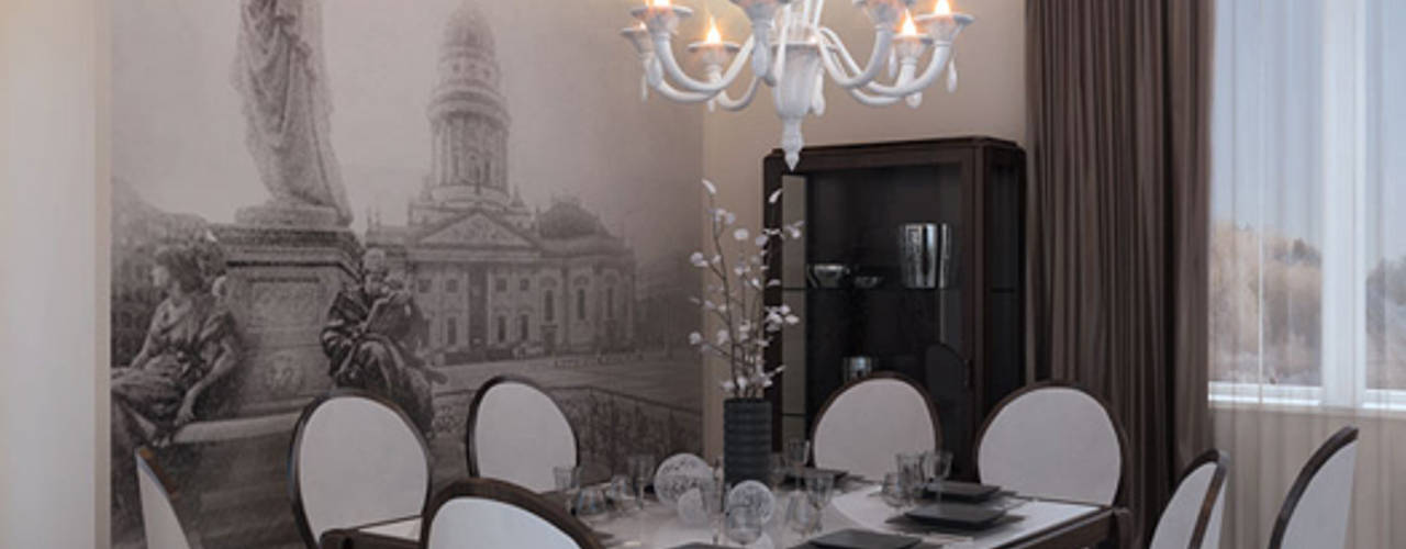 Изысканная неоклассика, ММ-design ММ-design Classic style dining room
