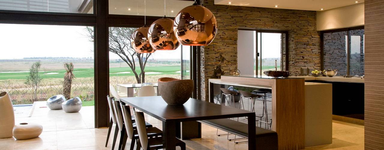 House Serengeti , Nico Van Der Meulen Architects Nico Van Der Meulen Architects Salas de jantar modernas