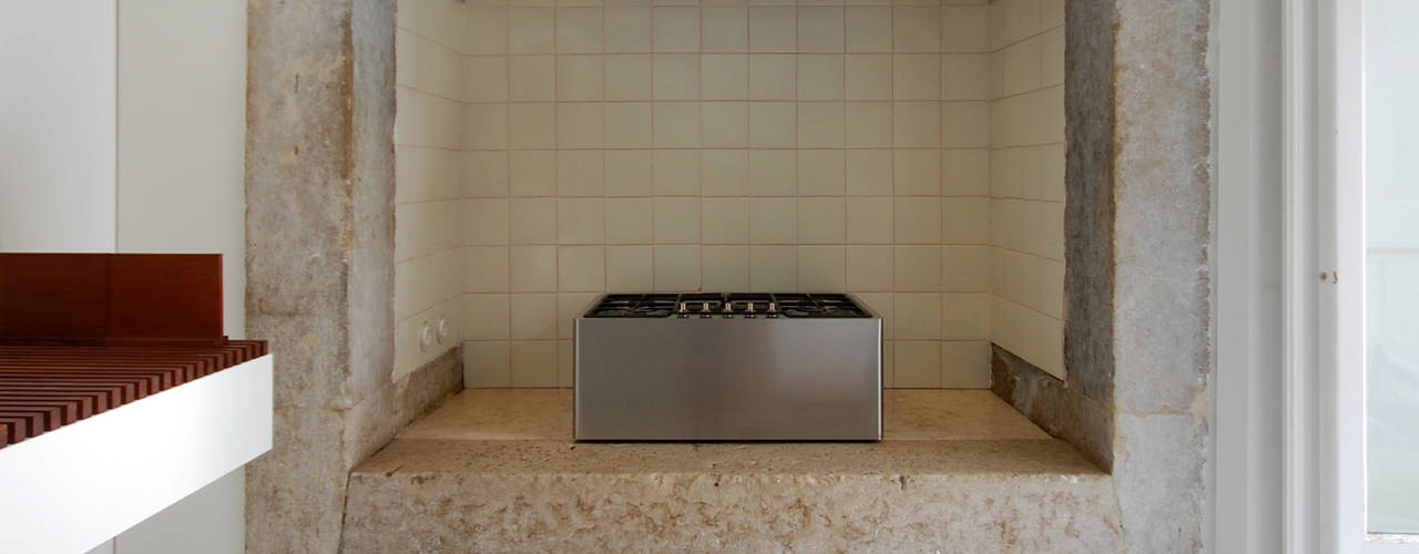 Apartamento Pedras Negras (2012), pedro pacheco arquitectos pedro pacheco arquitectos Cucina minimalista