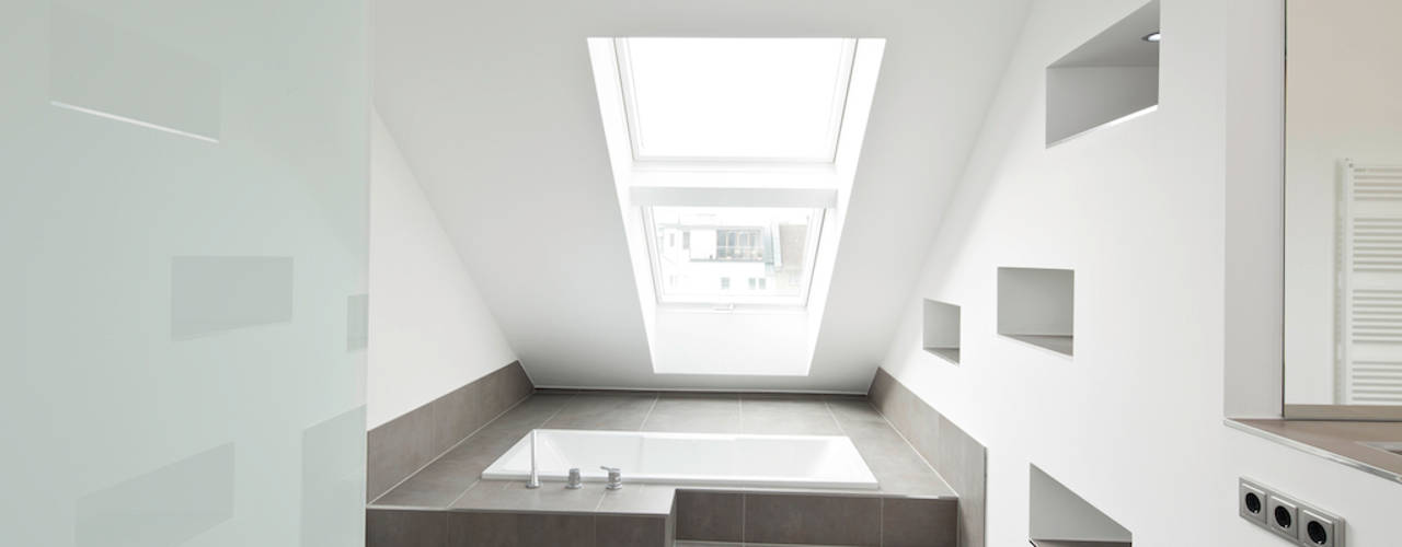 Haus +2W , in_design architektur in_design architektur Salle de bain classique