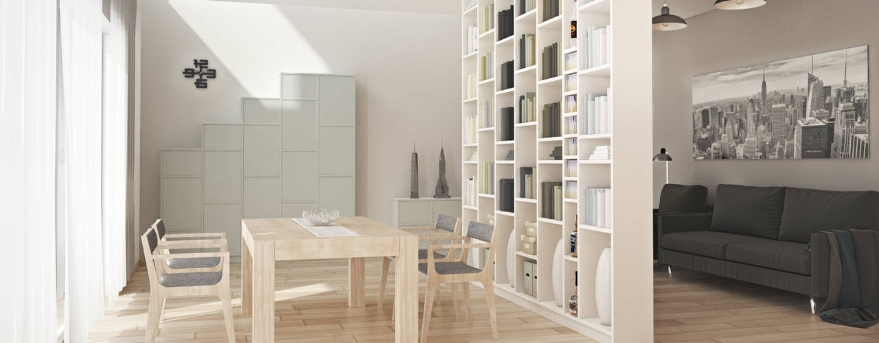 homify Modern dining room MDF