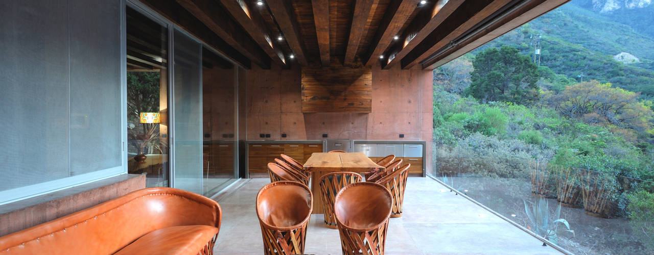 Narigua House , P+0 Arquitectura P+0 Arquitectura モダンデザインの テラス