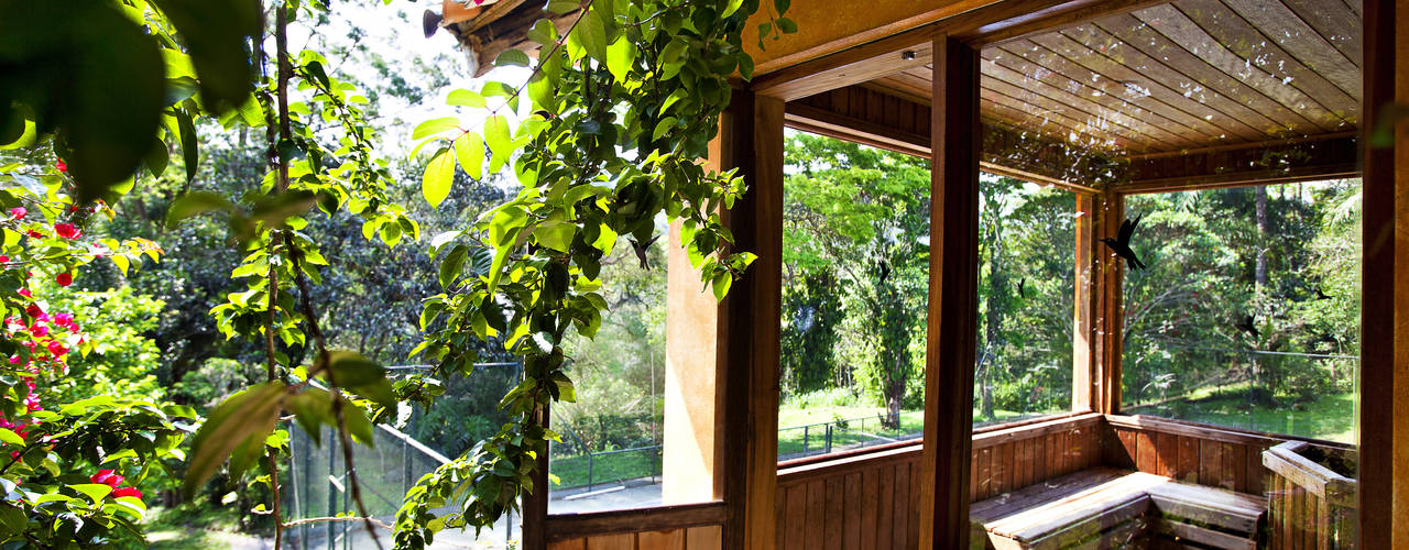 Moradia Rústica em São Lourenço da Serra / SP, Bianka Mugnatto Design de Interiores Bianka Mugnatto Design de Interiores Rustic style houses