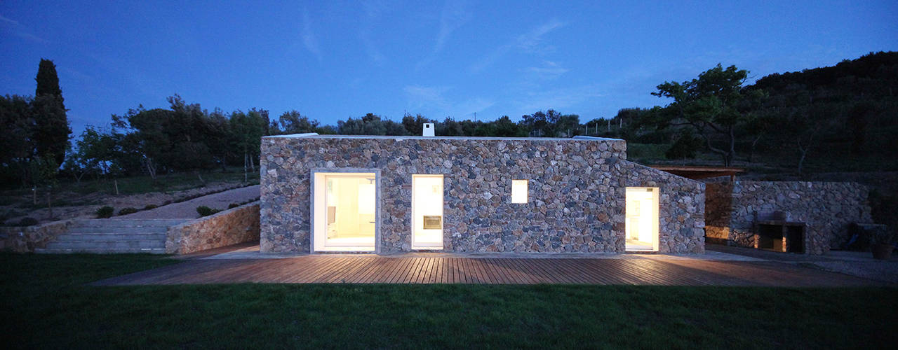 seaside single house, Modostudio | cibinel laurenti martocchia architetti associati Modostudio | cibinel laurenti martocchia architetti associati Средиземноморский