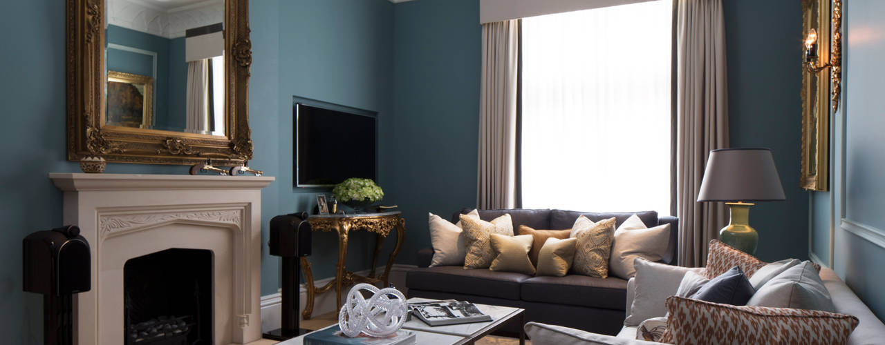 The Bromptons: Chelsea, Roselind Wilson Design Roselind Wilson Design Classic style living room