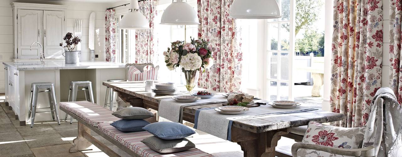 Helmsley, Prestigious Textiles Prestigious Textiles Ruang Makan Klasik