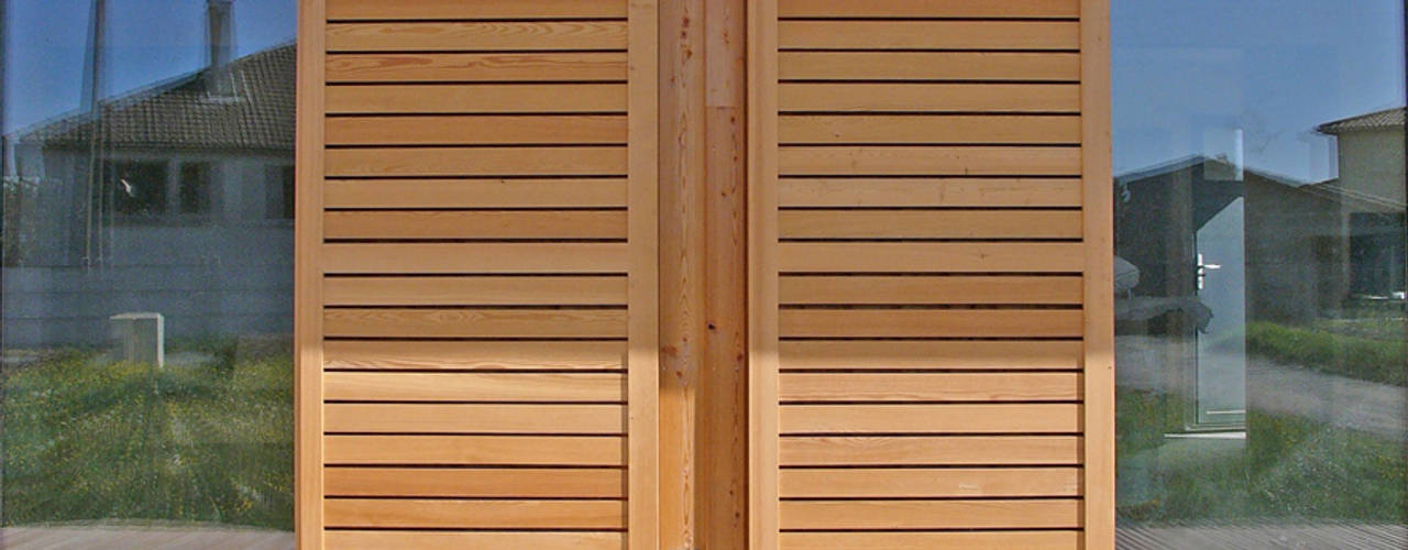 Maison contemporaine écologique niveau passif, ABA - Architecture Bioclimatique Auvergne ABA - Architecture Bioclimatique Auvergne Moderne huizen