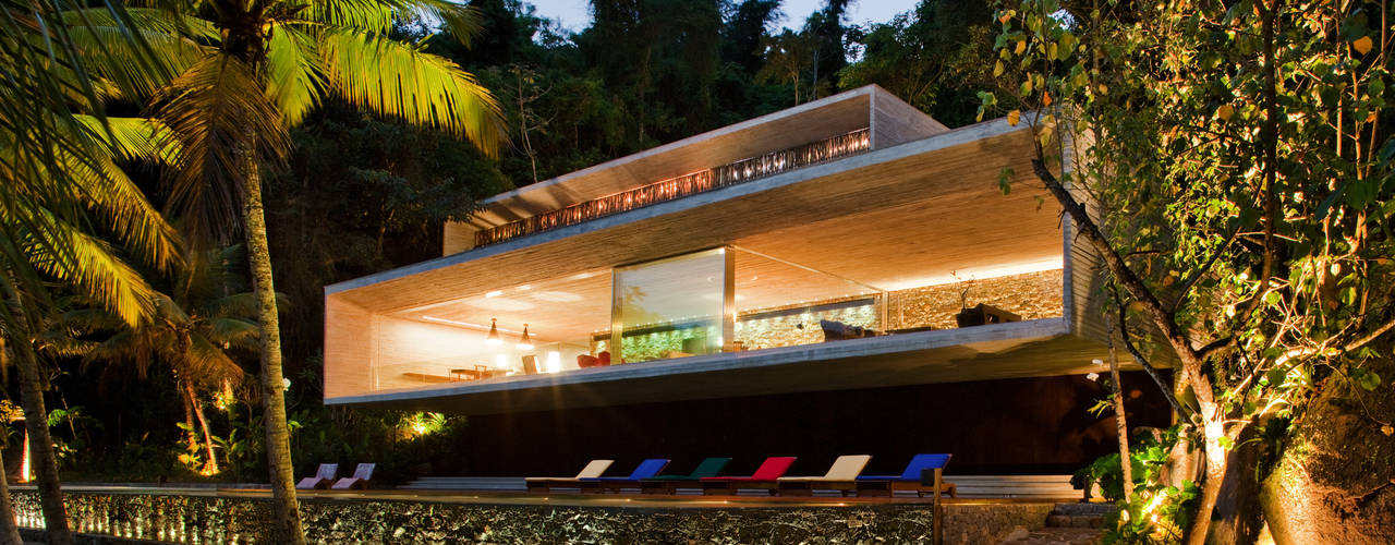 Paraty House, Studio MK27 Studio MK27 Modern houses