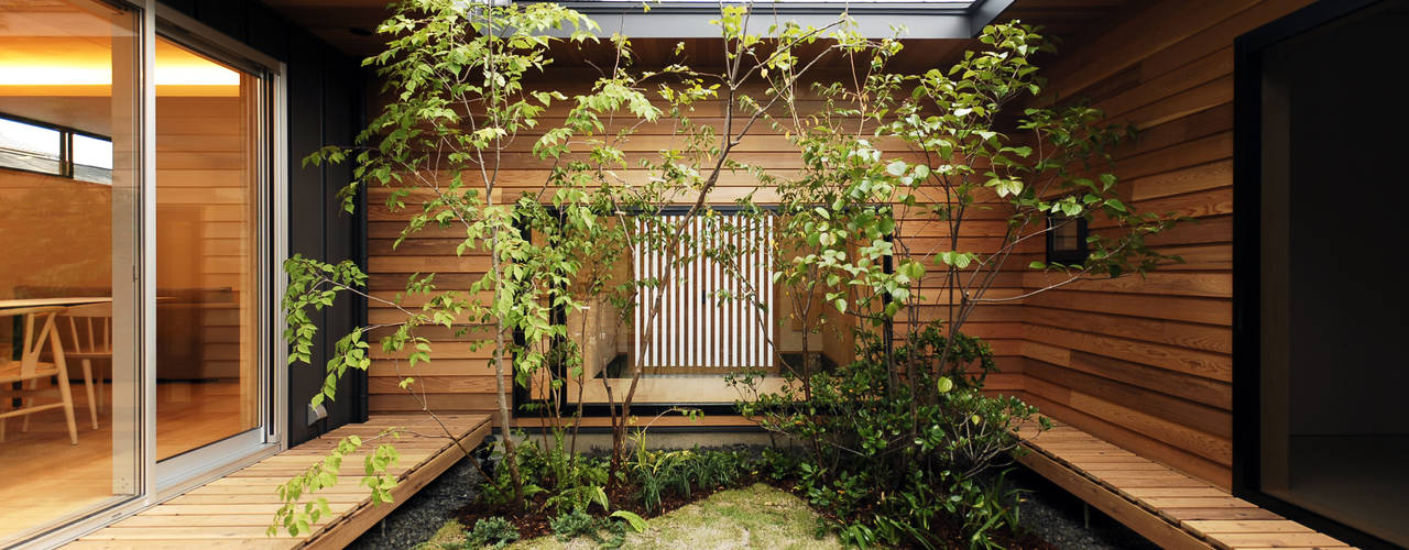 ロノジノイエ, GREENSPACE GREENSPACE Jardines de estilo moderno