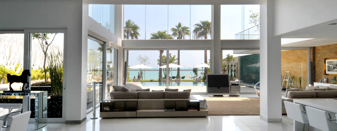 Beach Villa Baharain, Lo Studio Mammini Candido Lo Studio Mammini Candido Modern living room