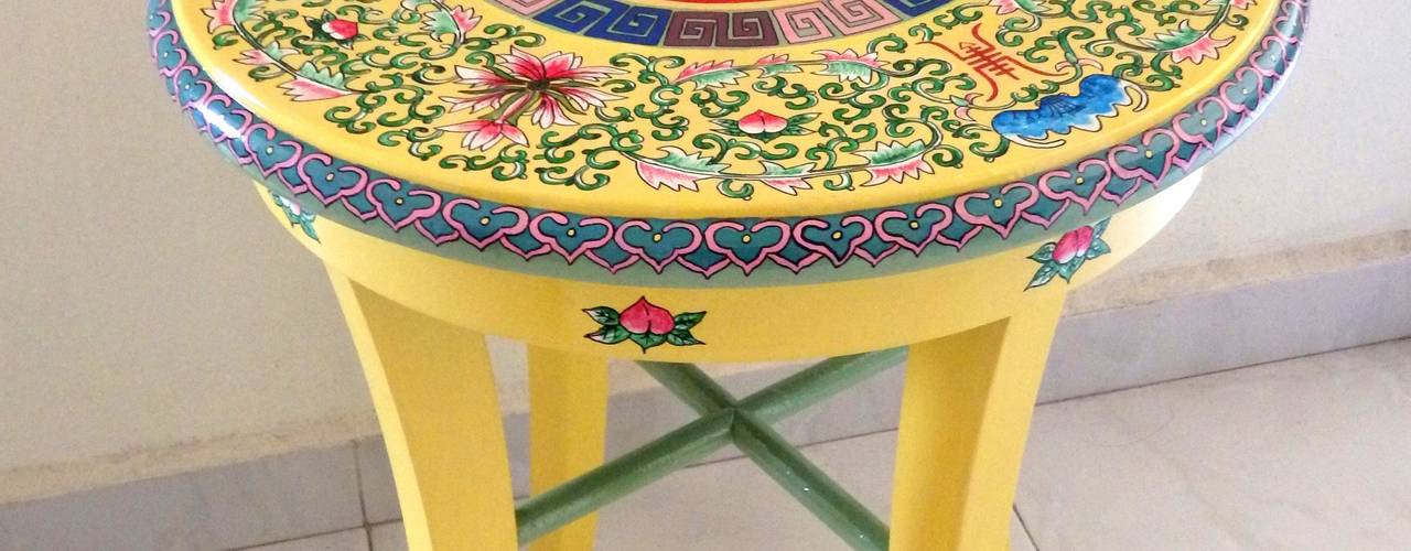 Chinoserie side table , Art From Junk Pte Ltd Art From Junk Pte Ltd