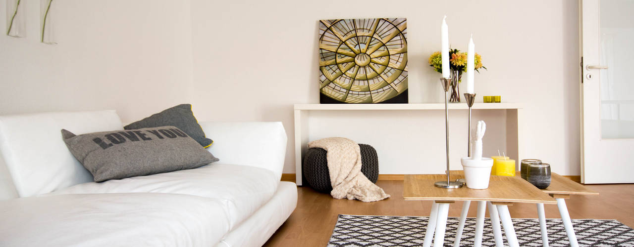 Home Staging leere Immbobilie Meerbusch, Luna Homestaging: modern von Luna Homestaging,Modern